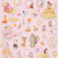Japan Disney Store Clear Sticker - Belle : Clear Metallic Line - 3