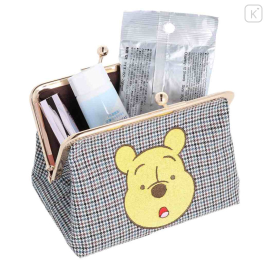 Japan Disney Embroidery Pouch - Pooh / Huh - 4