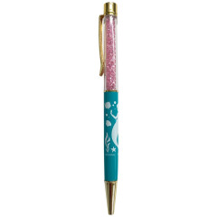 Japan Disney Crystal Ballpoint Pen - Ariel / Pink