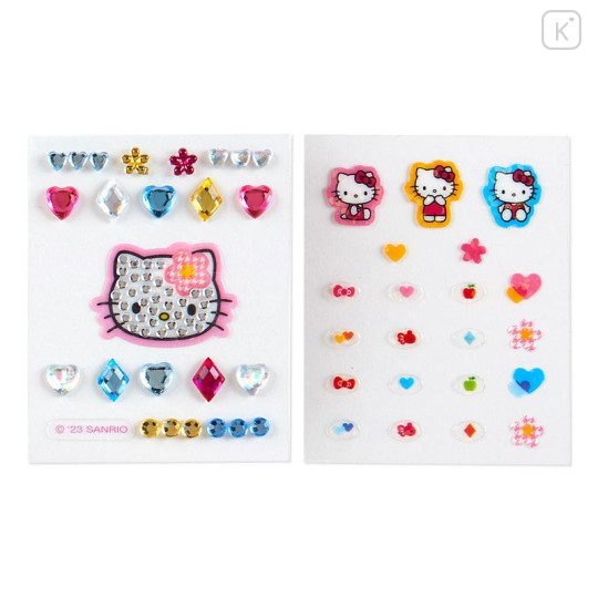 Japan Sanrio Original Flip Phone Photo Holder - Hello Kitty : Houndstooth Flower - 5