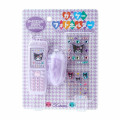 Japan Sanrio Original Flip Phone Photo Holder - Kuromi : Houndstooth Flower - 1