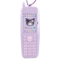 Japan Sanrio Original Flip Phone Photo Holder - Kuromi : Houndstooth Flower - 3