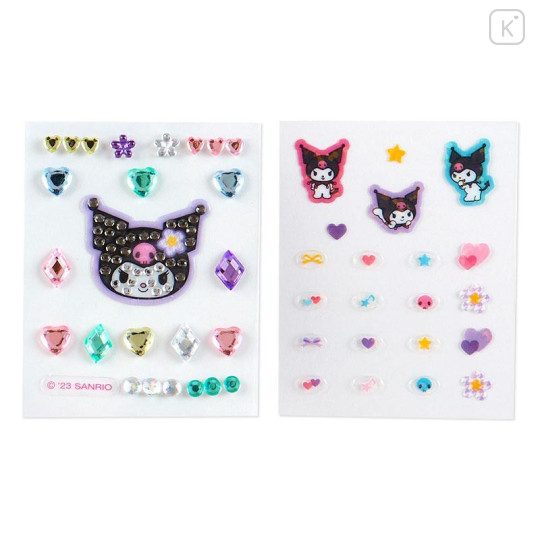 Japan Sanrio Original Flip Phone Photo Holder - Kuromi : Houndstooth Flower - 5