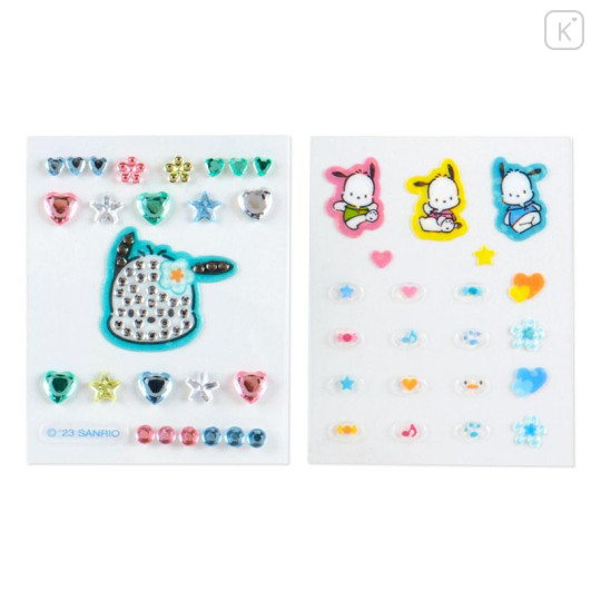 Japan Sanrio Original Flip Phone Photo Holder - Pochacco : Houndstooth Flower - 5