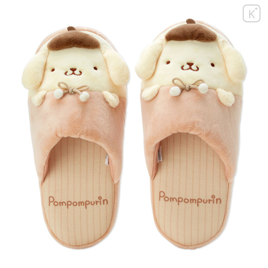 Japan Sanrio Original Character-shaped Slippers - Pompompurin - 2