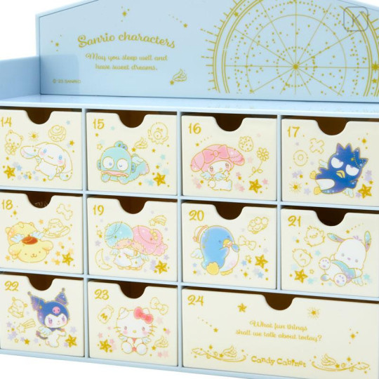 Japan Sanrio Original Advent Chest - Sanrio Characters / Starry Sky - 4