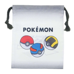 Japan Pokemon Drawstring Bag - Pokeball