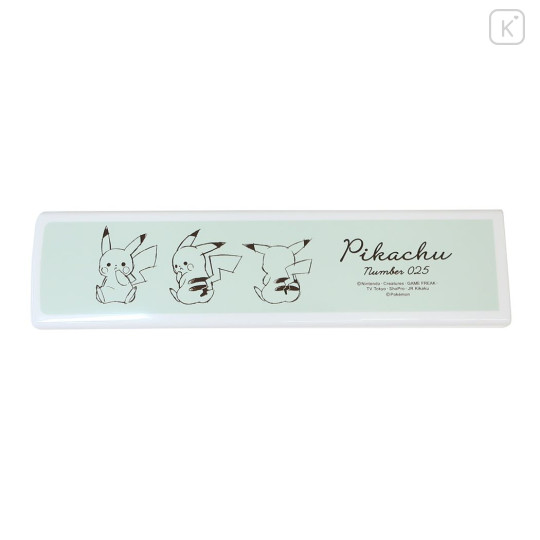 Japan Pokemon Chopsticks & Spoon Box Set - Pikachu number 025 : Mint - 1