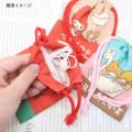 Japan Sanrio Drawstring Bag - Marroncream / Fancy Retro - 3