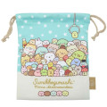 Japan San-X Drawstring Bag - Sumikko Gurashi : Family Gotcha - 1