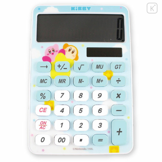 Japan Kirby Solar Power Calculator - Kirby & Waddle Dee / Mint - 1