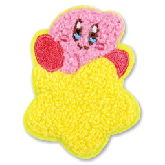 Japan Kirby Patch Fluffy Embroidery Sticker For Cloth Surface - Star