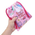 Japan Disney Drawstring Bag - Princess Pink Comic - 2