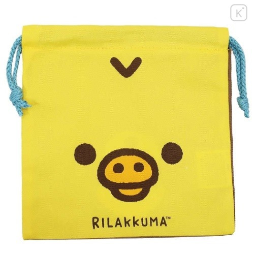 Japan San-X Drawstring Bag - Kiiroitori & Chairoikoguma Kogumachan - 1