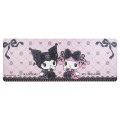 Japan Sanrio Wipeable Kitchen Mat - My Melody & Kuromi / Moonlit Melokuro Midnight - 2