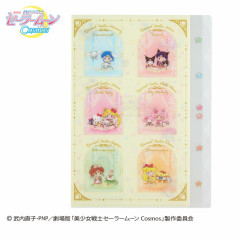 Japan Sanrio × Sailor Moon Cosmos 5 Pockets A4 Index File - Inner Guardians & Star Lights