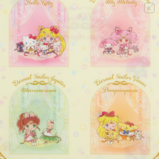 Japan Sanrio × Sailor Moon Cosmos 5 Pockets A4 Index File - Inner Guardians & Star Lights - 4
