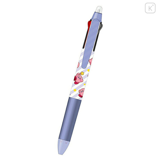 Japan Kirby FriXion Ball 3 Slim Color Multi Erasable Gel Pen - Kirby / Stripe - 1