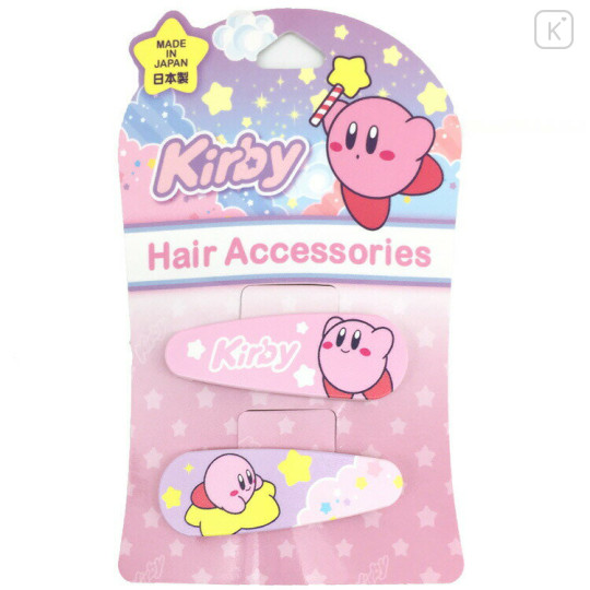 Japan Kirby Hair Clip 2pcs Set - Kirby Star / Dream Land - 1