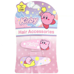 Japan Kirby Hair Clip 2pcs Set - Kirby Star / Dream Land