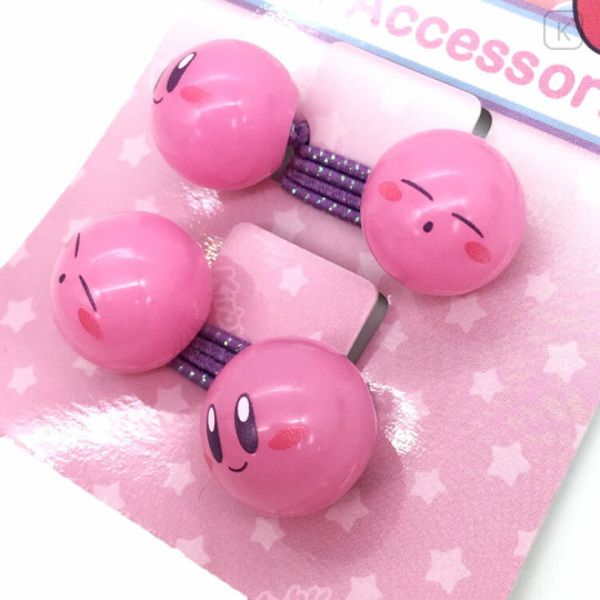 Japan Kirby Hair Tie 2pcs Set - Kirby / Sleepy Ball - 2