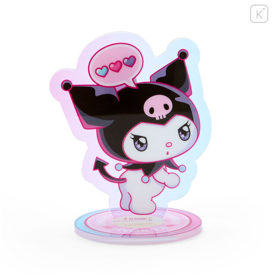 Japan Sanrio Acrylic Stand with Clip - Look Back / Kuromi's Pretty Journey - 1