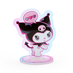 Japan Sanrio Acrylic Stand with Clip - Look Back / Kuromi's Pretty Journey