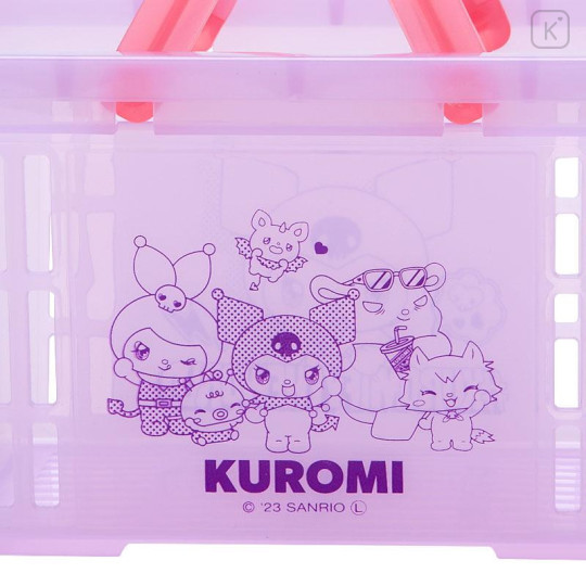 Japan Sanrio Mini Basket - Kuromify the World / Kuromi's Pretty Journey - 5