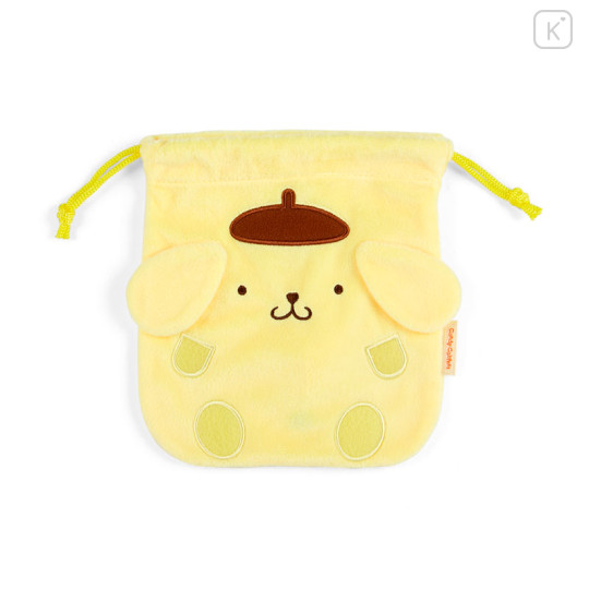 Japan Sanrio Original Drawstring Purse - Pompompurin - 2