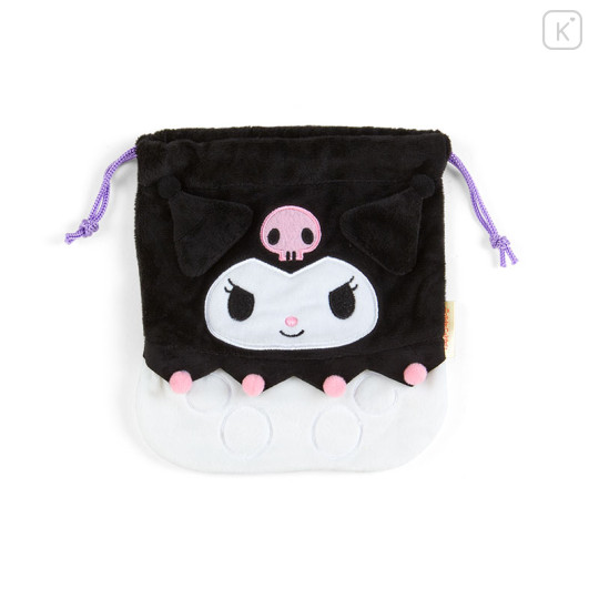 Japan Sanrio Original Drawstring Purse - Kuromi - 2