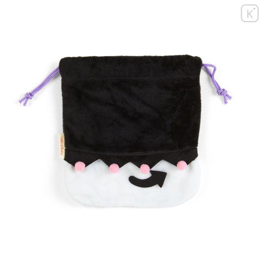 Japan Sanrio Original Drawstring Purse - Kuromi - 3