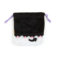 Japan Sanrio Original Drawstring Purse - Kuromi - 3