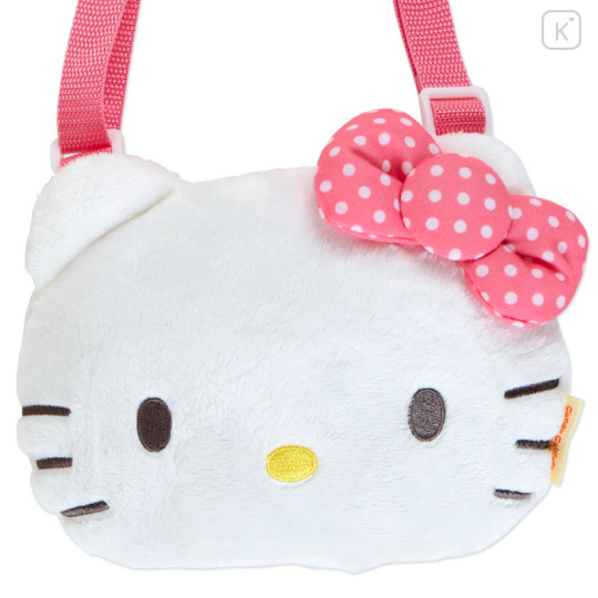 Japan Sanrio Original Kid Face-shaped Shoulder Bag - Hello Kitty - 2