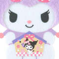 Japan Sanrio Original Fluffy Gift Envelope - Kuromi - 3