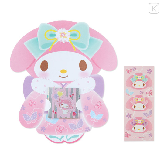 Japan Sanrio Original Gift Envelope 3pcs - My Melody : Kimono - 1