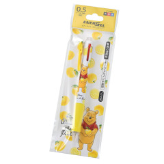 Japan Disney Store EnerGel 3 Color Multi Gel Pen - Winnie The Pooh / Yuzu