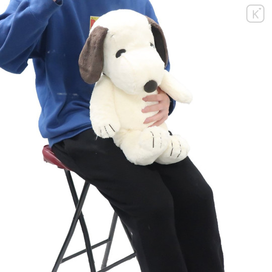 Japan Peanuts Plush Toy (L) - Snoopy / Mocha Hug - 2