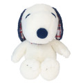 Japan Peanuts Plush Toy (M) - Snoopy / Blueberry Check - 2