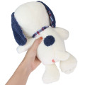 Japan Peanuts Plush Toy (M) - Snoopy / Blueberry Check - 4