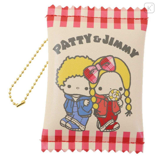 Japan Sanrio Mini Flat Pouch - Patty & Jimmy / Fancy Retro - 1