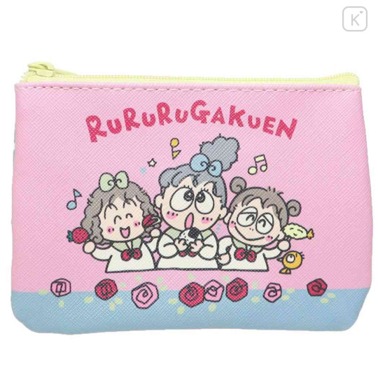 Japan Sanrio Flat Pouch & Tissue Case - Rururugakuen / Fancy Retro - 1