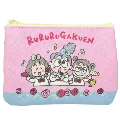 Japan Sanrio Flat Pouch & Tissue Case - Rururugakuen / Fancy Retro