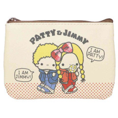 Japan Sanrio Flat Pouch & Tissue Case - Patty & Jimmy / Fancy Retro