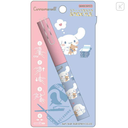 Japan Sanrio Stickyle Portable Scissors - Cinnamoroll - 1