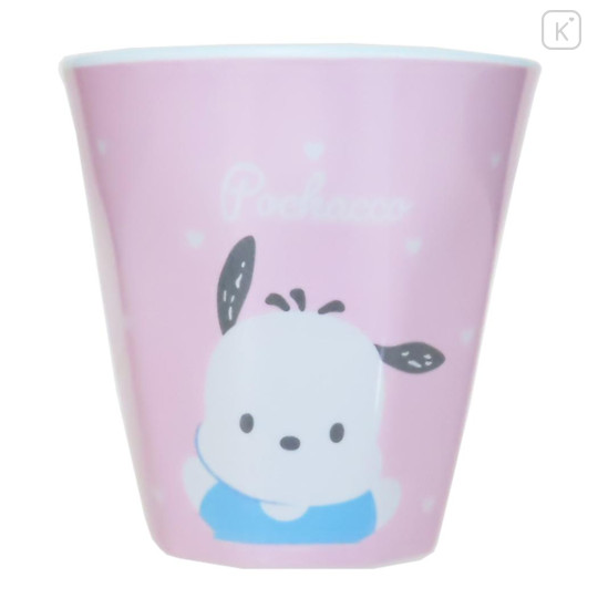 Japan Sanrio Melamine Tumbler - Pochacco : Light Pink - 1