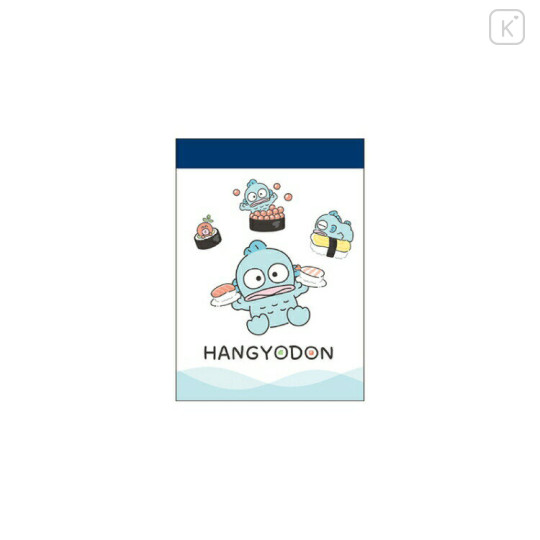 Japan Sanrio Mini Notepad - Hangyodon : Sushi - 1