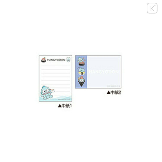 Japan Sanrio Mini Notepad - Hangyodon : Sushi - 2