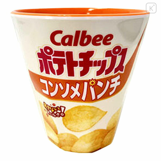 Japan Calbee Potato Chips Melamine Tumbler - Beige - 1
