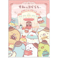 Japan San-X A4 Clear Holder - Sumikko Gurashi / Hotel New Sumikko - 1