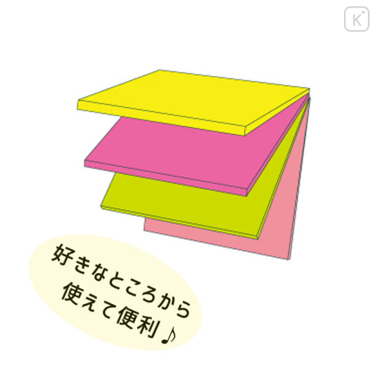 Japan San-X Fluorescent Sticky Notes - Sumikko Gurashi / Hotel New Sumikko - 3